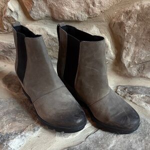 Sorel Women's Ankle Boots - Joan of Ark - Brown and Black - Barely worn